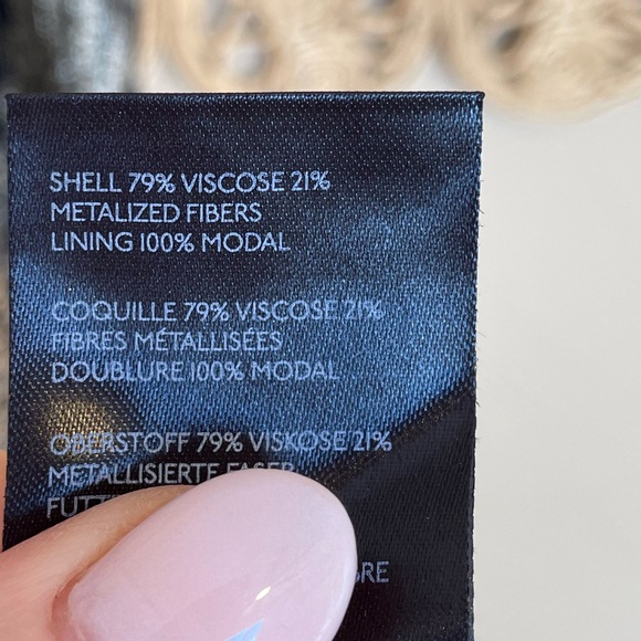 Anthropologie Black and Metallic Gold Swing Mini Dress, Size Medium - Picture 12 of 12